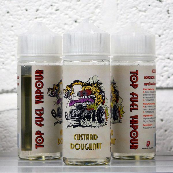 Top Fuel Vapour Custard Doughnut 100ml Shortfill