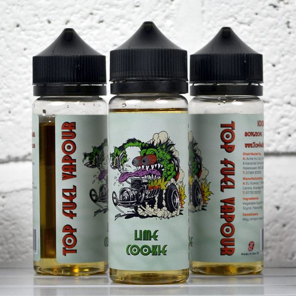Top Fuel Vapour Lime Cookie 100ml Shortfill