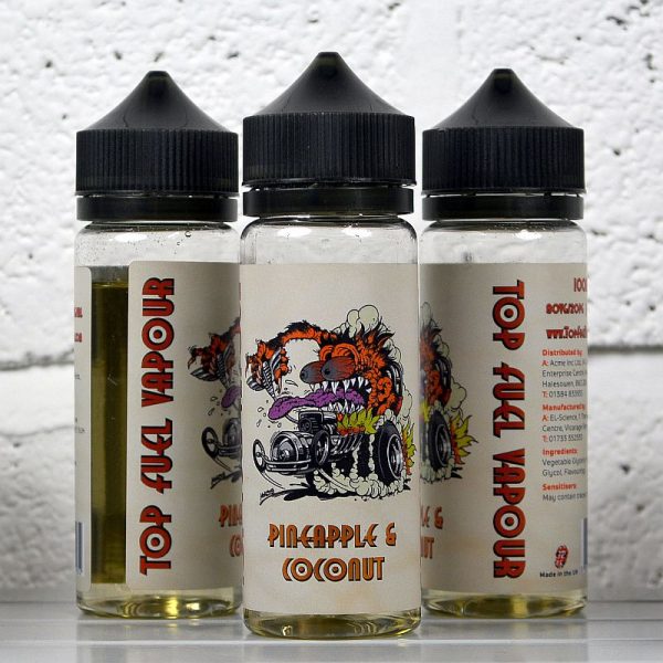 Top Fuel Vapour Pineapple and Coconut 100ml Shortfill