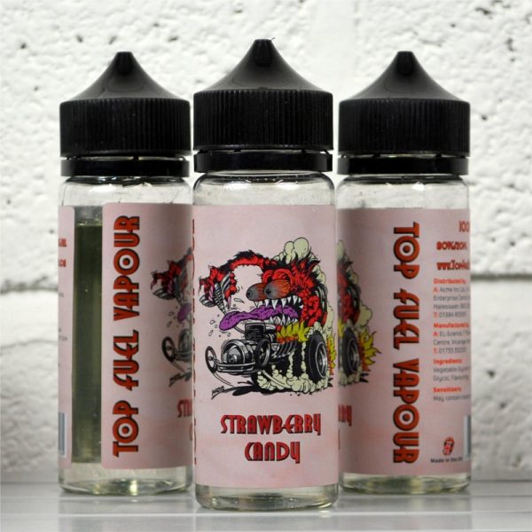 Top Fuel Vapour Strawberry Candy 100ml Shortfill