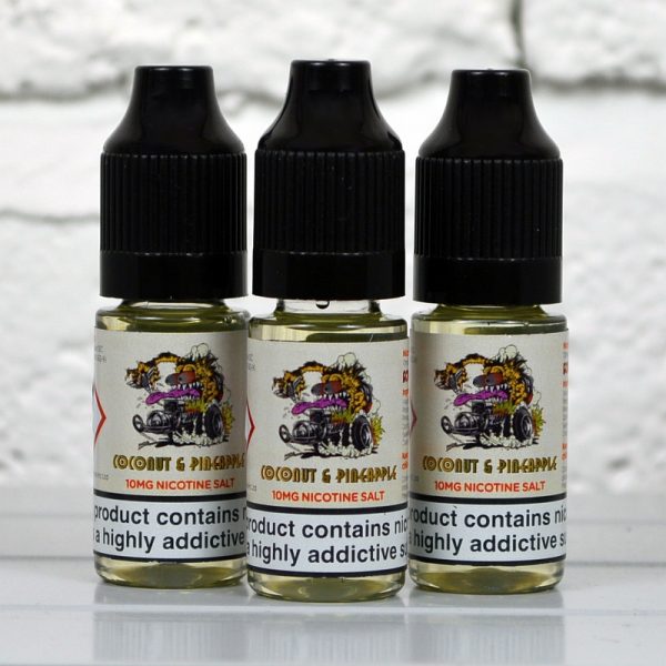 Top Fuel Vapour Nic Salt 10ml 10mg Coconut and Pineapple