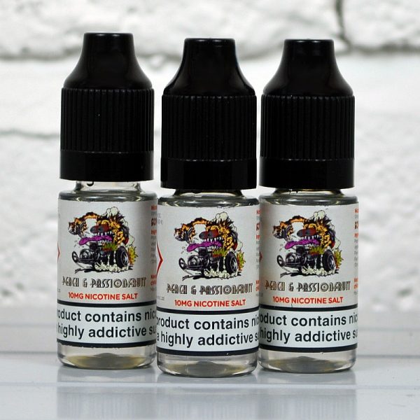 Top Fuel Vapour Nic Salt 10ml 10mg Peach and Passion Fruit