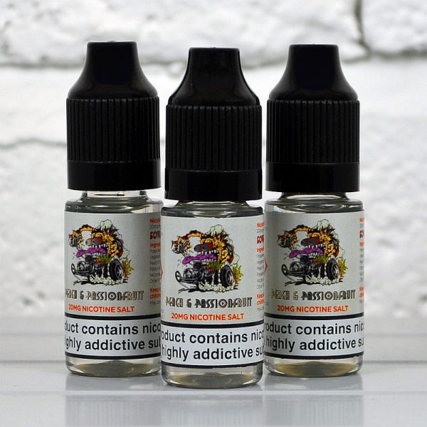 Top Fuel Vapour Nic Salt 10ml 20mg Peach and Passion Fruit