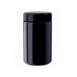 Miron Violet Glass Wide Neck Jar 100ml (Wide) with Black Lid WHA-B-150