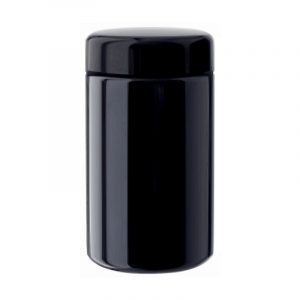 Miron Violet Glass Wide Neck Jar 100ml (Wide) with Black Lid WHA-B-200
