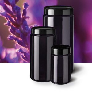 Miron Violet Glass Wide Neck Jars