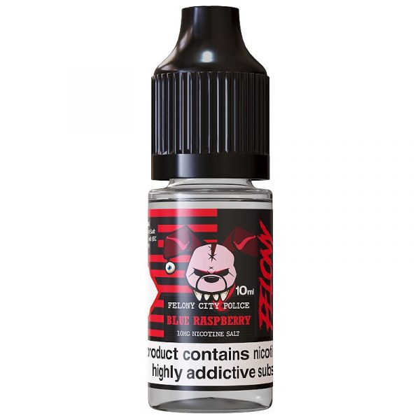 Felony Bar Salts Blue Raspberry 10mg 10ml